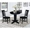 International Concepts 30 in. Solid Wood Round Top Dining Table with 2 Chairs, Black K46-30RT-23B-C10-2 - alternate 4